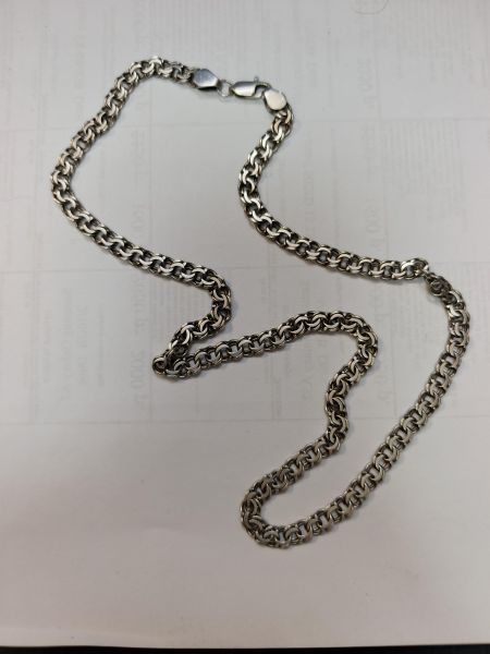 серебряная цепь Цепь серебро 925 26,76g, вес изделия 26.78g, длина 56 см в Иркутск