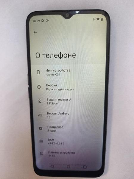 сотовый телефон Realme C31 4/64GB (RMX3501) Duos в Иркутск