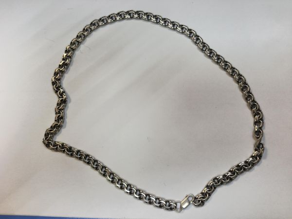 серебряная цепь Цепь серебро 925 45,80g, вес изделия 45.84g, длина 55 см, нет камней в Иркутск
