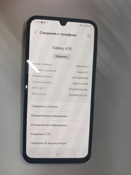 сотовый телефон Samsung Galaxy A15 8/128GB (A155F) Duos в Иркутск