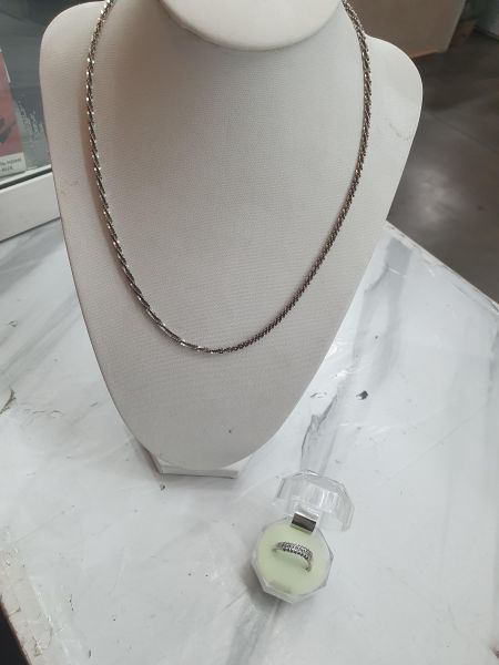 Купить Лом серебро 925 8,08g, вес изделия 8.5g в Иркутск за 700 руб.