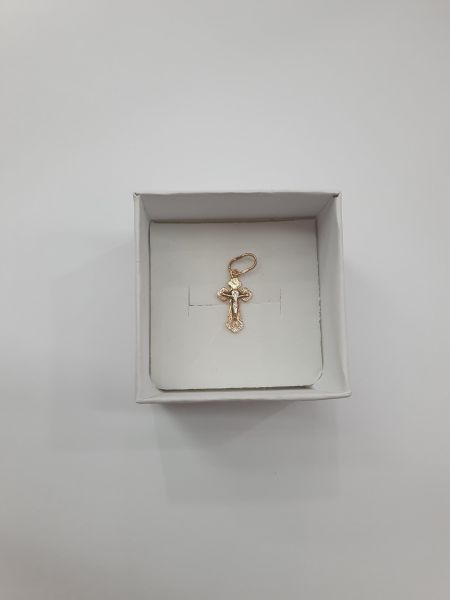 Купить Крест золото 585 0,60g, вес изделия 0.6g в Иркутск за 3800 руб.