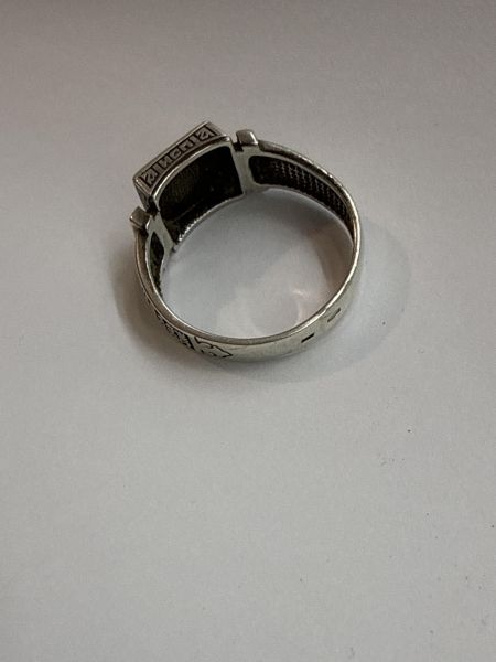 Купить Кольцо серебро 925 4,90g, вес изделия 5.13g, размер 20 в Иркутск за 900 руб.