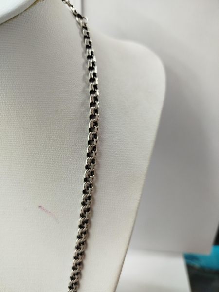 серебряная цепь Цепь серебро 925 15,42g, вес изделия 15.43g, длина 48 см в Иркутск