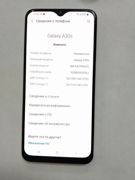 Купить Samsung Galaxy A30s 3/32GB (A307FN) Duos в Иркутск за 3199 руб.