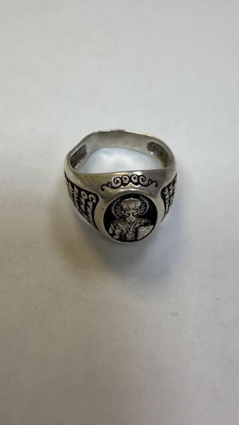 Купить Кольцо серебро 925 5,28g, вес изделия 5.28g, размер 19 в Иркутск за 650 руб.