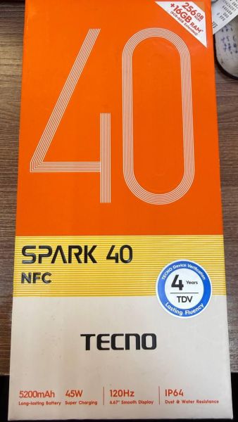 Купить TECNO Spark 40 8/256GB (KM5n) Duos в Иркутск за 9300 руб.