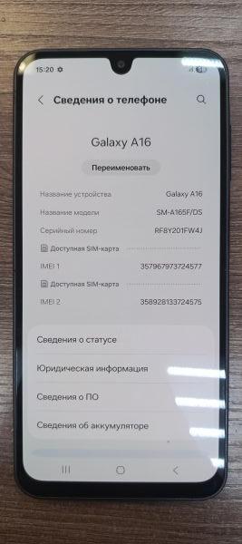 сотовый телефон Samsung Galaxy A16 4/128GB (A165F) Duos в Иркутск
