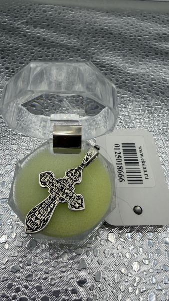 серебряный крест Крест серебро 925 3,63g, вес изделия 3.63g в Иркутск