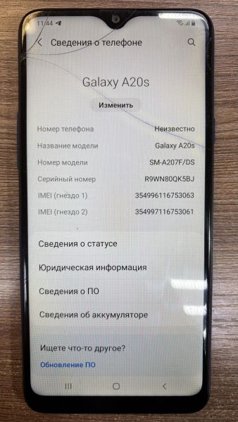 сотовый телефон Samsung Galaxy A20s 3/32GB (A207F) Duos в Иркутск