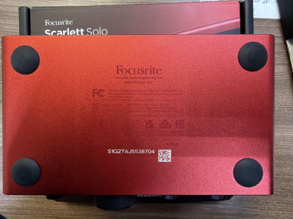 звуковая карта Focusrite Scarlett Solo 4th Gen в Иркутск