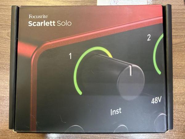 звуковая карта Focusrite Scarlett Solo 4th Gen в Иркутск