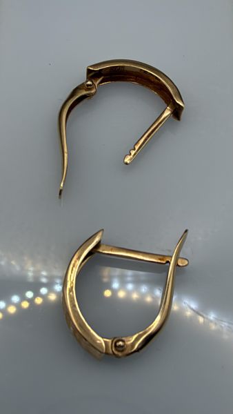золотые серьги Серьги золото 585 1,50g, вес изделия 1.5g в Иркутск