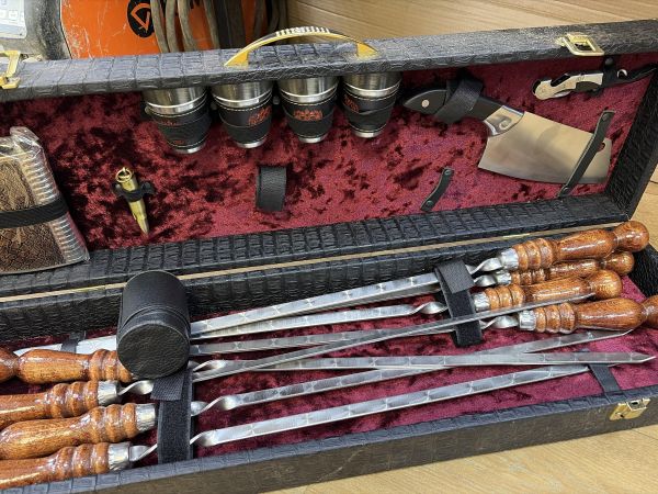 мангал и барбекю Шашлычный набор в кейсе (17 предметов) в Иркутск
