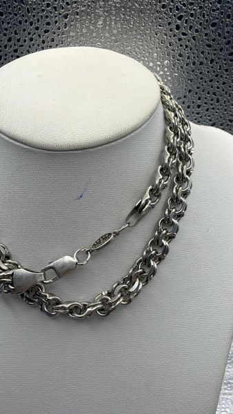 серебряная цепь Цепь серебро 925 91,55g, вес изделия 91.55g, длина 60 см в Иркутск