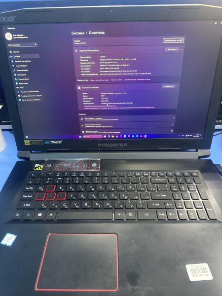 Купить Acer Predator Helios 300 PH317-52-72RV (16GB RAM) в Иркутск за 33099 руб.