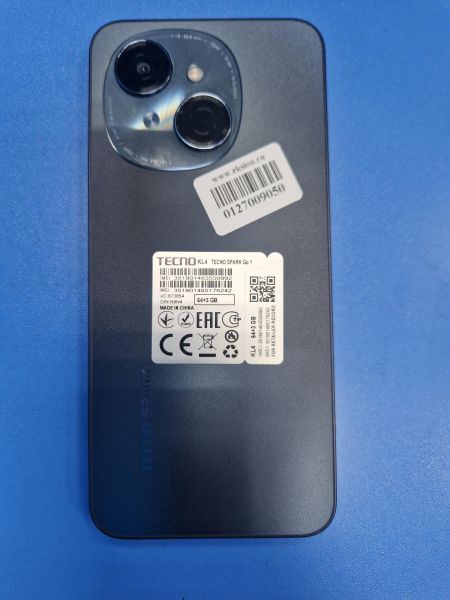 Купить TECNO Spark Go 1 3/64GB (KL4) Duos в Иркутск за 4500 руб.