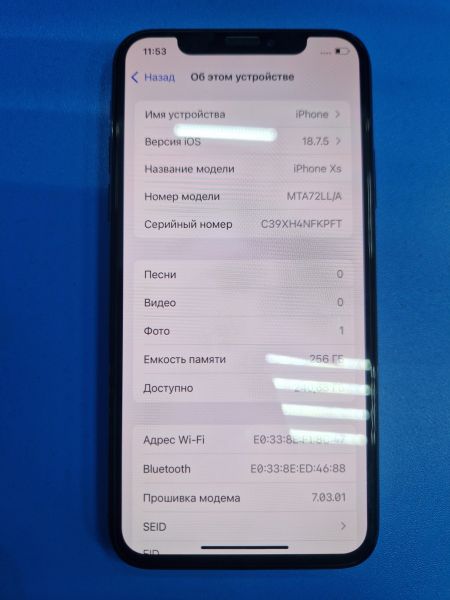 Купить Apple iPhone XS 256GB в Иркутск за 12200 руб.