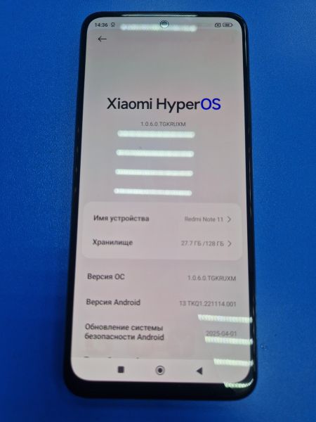 сотовый телефон Xiaomi Redmi Note 11 4/128GB (2201117TY) Duos в Иркутск