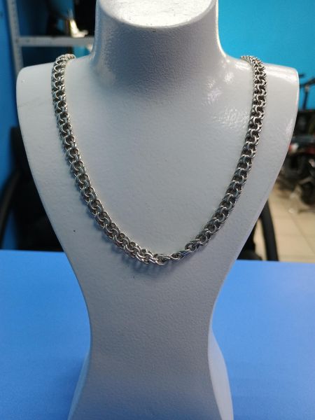 серебряная цепь Цепь серебро 925 27,80g, вес изделия 27.81g, длина 58 см в Иркутск