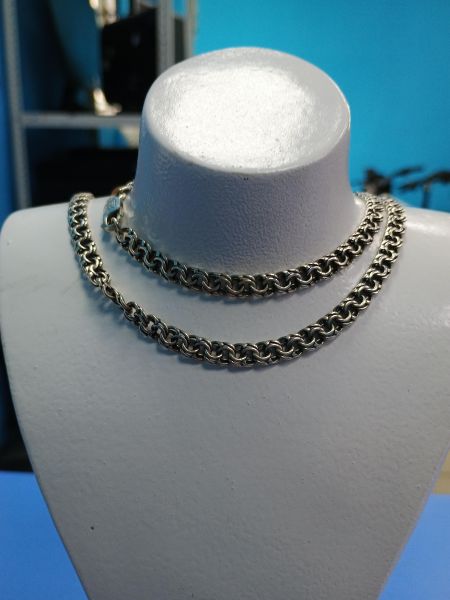серебряная цепь Цепь серебро 925 21,56g, вес изделия 21.57g, длина 55 см в Иркутск