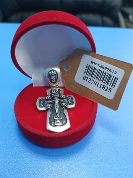серебряный крест Крест серебро 925 12,67g, вес изделия 12.67g в Иркутск