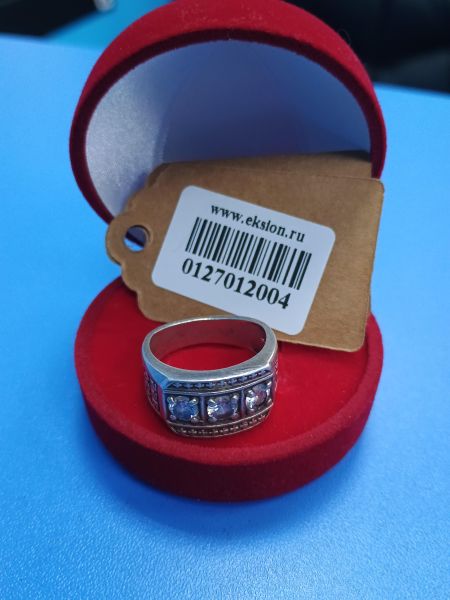 серебряное кольцо Кольцо серебро 925 7,90g, вес изделия 8.45g, размер 16 в Иркутск
