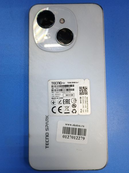 сотовый телефон TECNO Spark Go 1 3/64GB (KL4) Duos в Иркутск