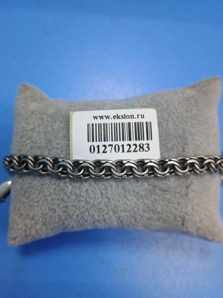 серебряный браслет Браслет серебро 925 13,28g, вес изделия 13.28g, длина 19 см, 00 нет камней в Иркутск