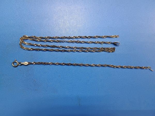 серебряная цепь Цепь серебро 925 3,45g, вес изделия 3.45g, длина 48 см, 00 нет камней в Иркутск