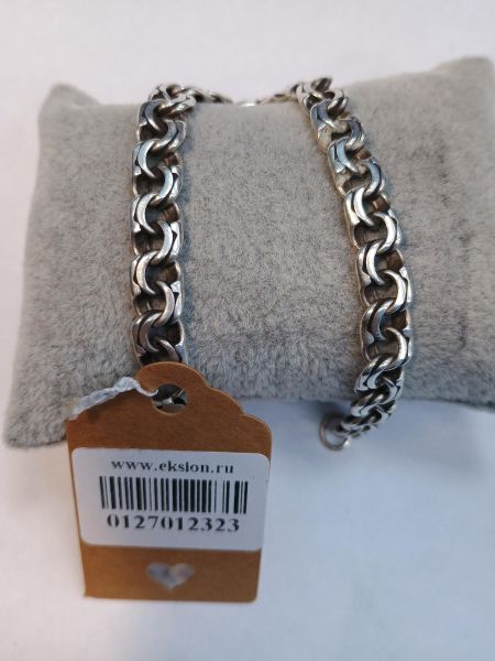 серебряный браслет Браслет серебро 925 14,16g, вес изделия 14.17g, длина 19.5 см в Иркутск