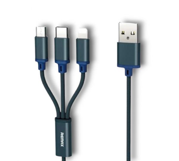 Купить 3в1 Remax в ассорт. (MicroUsb,Type-C,Lightning) в Улан-Удэ за 399 руб.