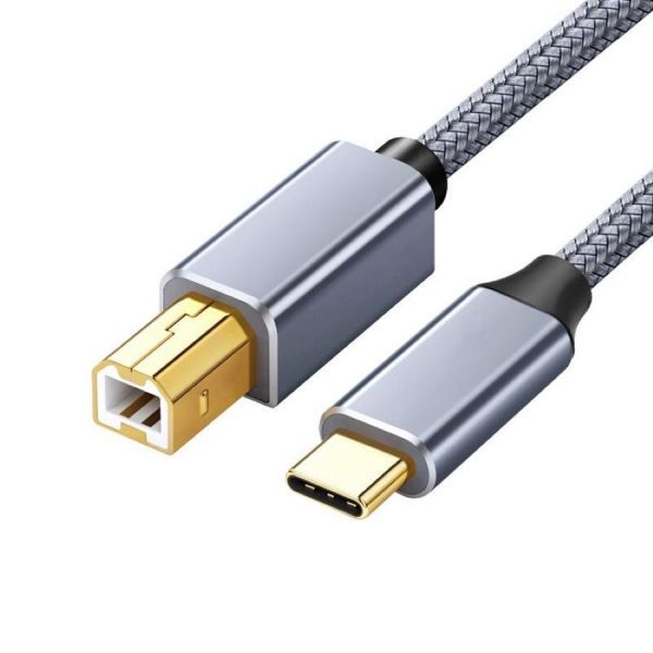 Купить USB-Tyрe-C кабель для принтера 1м в ассортименте в Иркутск за 349 руб.