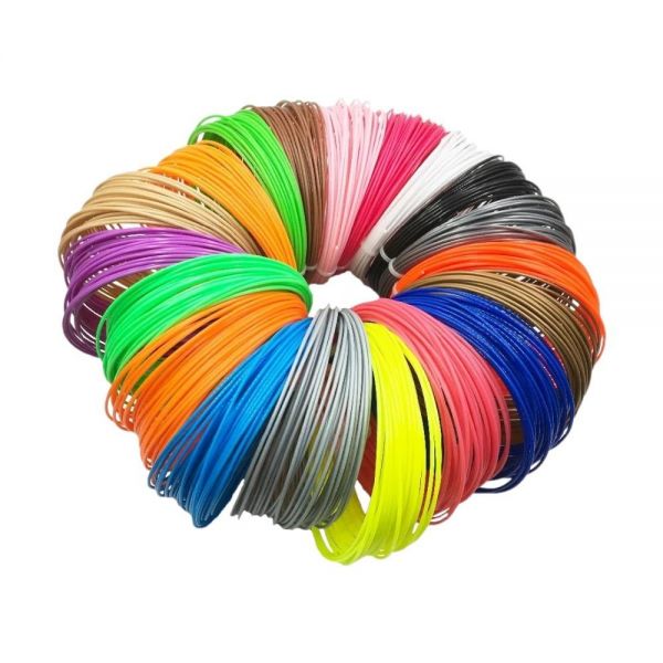 Купить Пластик для 3D ручки 20 цветов (100 метров) в Улан-Удэ за 199 руб.