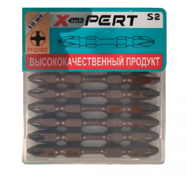 Купить Набор бит Spark 65 мм PH2 двусторонний 10 шт (сталь) в Черемхово за 449 руб.