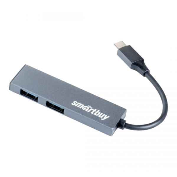 Купить USB Type-C Хаб Smartbuy 460С 2порта USB 3.0 в Черемхово за 549 руб.