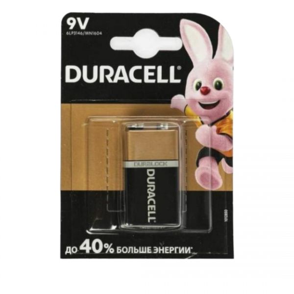 Купить Duracell 6LR61 9V (крона) в Иркутск за 99 руб.