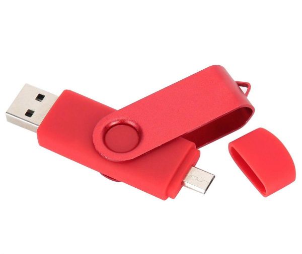 Купить USB-MicroUSB 128GB 2.0 red (новая) в Усть-Илимск за 599 руб.