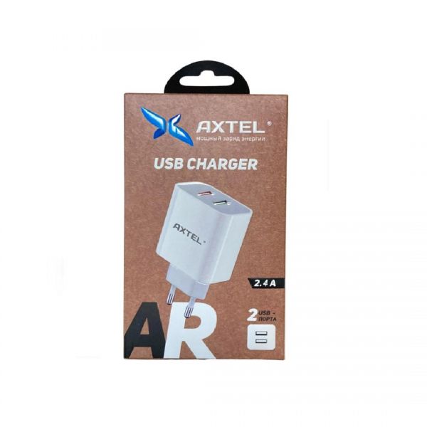 Купить 2,4A AXTEL (2 USB) в Иркутск за 399 руб.