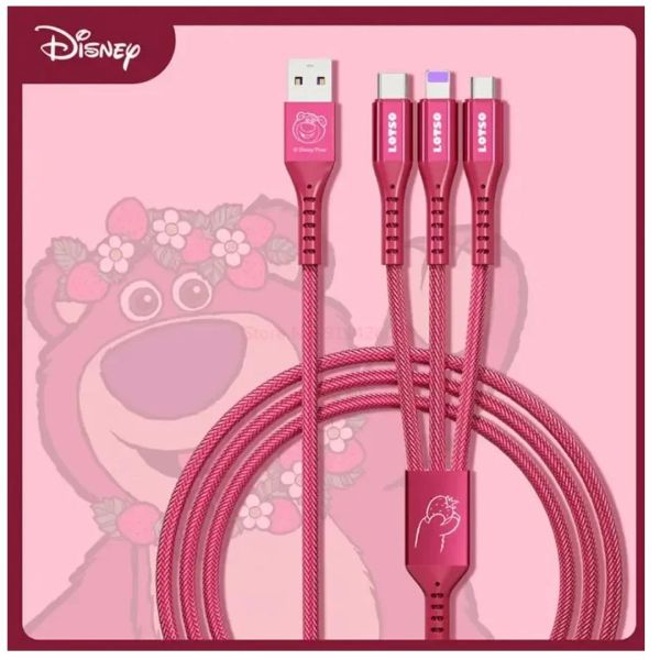 Купить 3в1 Disney PINK (кабель) в Тулун за 299 руб.