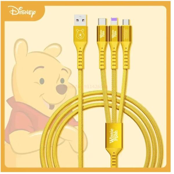 Купить 3в1 Disney YELLOW (кабель) в Иркутск за 299 руб.