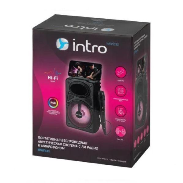 Купить Intro BRW440 (Колонка портативная) в Хабаровск за 1400 руб.