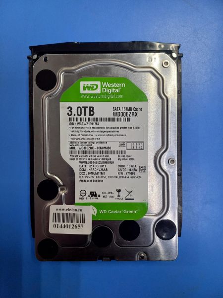 Купить Western Digital WD30EZRX 3ТБ в Чита за 2400 руб.