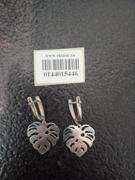серебряные серьги Серьги серебро 925 3,90g, вес изделия 3.9g в Иркутск
