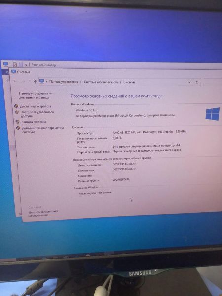 системный блок Сборка A8-3820, GT 440 512MB, 8GB RAM, HDD 500 GB в Чита