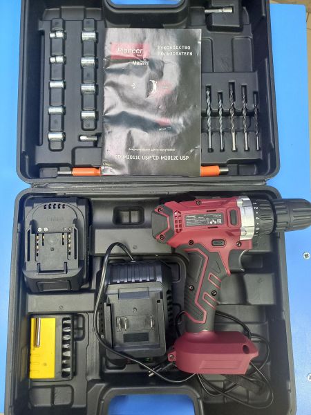 шуруповёрт аккумуляторный Pioneer CD-M2011C USP с СЗУ в Чита