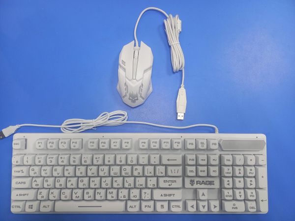 комплект клавиатура и мышь Aceline GS Rage 200 (DP-HO-R200-ComboW) в Чита