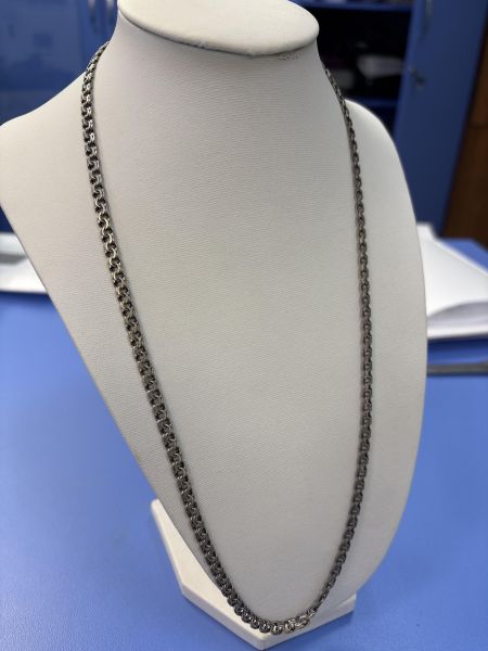 серебряная цепь Цепь серебро 925 17,67g, вес изделия 17.77g, длина 58 см в Иркутск
