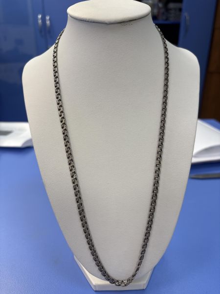 серебряная цепь Цепь серебро 925 17,67g, вес изделия 17.77g, длина 58 см в Иркутск