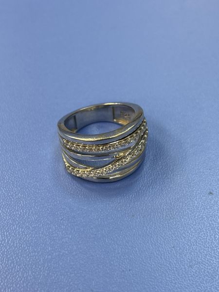 серебряное кольцо Кольцо серебро 925 5,96g, вес изделия 6.28g, размер 14 в Томск